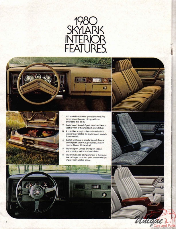 1980 Buick Skylark Brochure Page 11